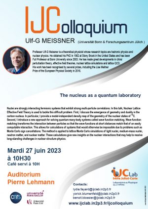 Colloquium U. G Meissner